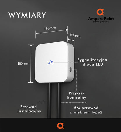 Wallbox EV Charger EV AMP-16 Nano White