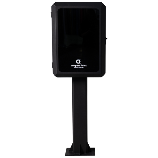 Metal Cabinet for EV Charger AMP-BOX with pole